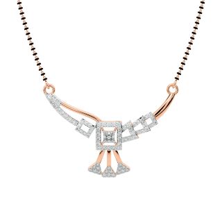 Akriti Round Diamond Mangalsutra